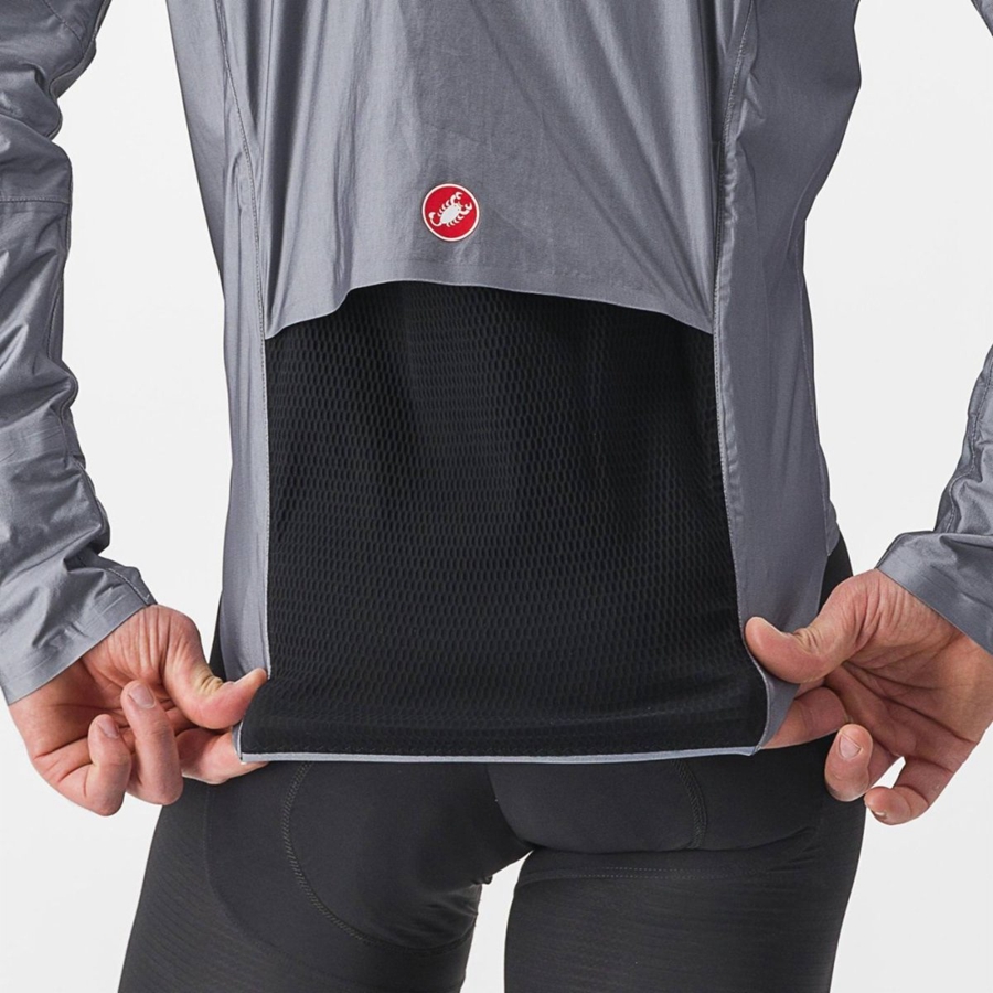 Proteção Castelli TEMPESTA LITE Masculino Cinzentas | 097645KXC