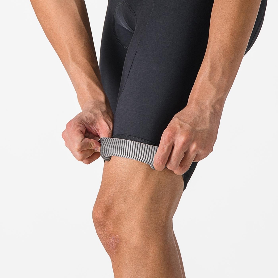 Shorts Com Babador Castelli ENTRATA 2 Masculino Pretas | 659082GJC