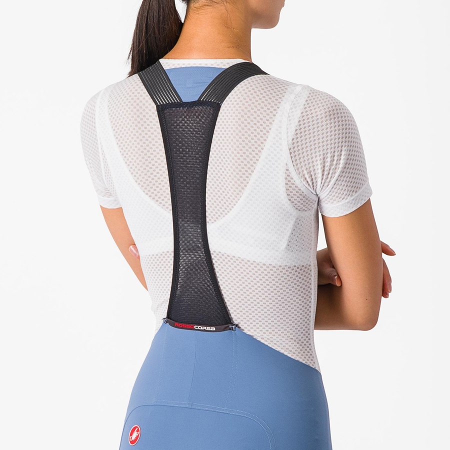 Shorts Com Babador Castelli FREE AERO RC W Feminino Cinzentas Azuis | 245076TNW