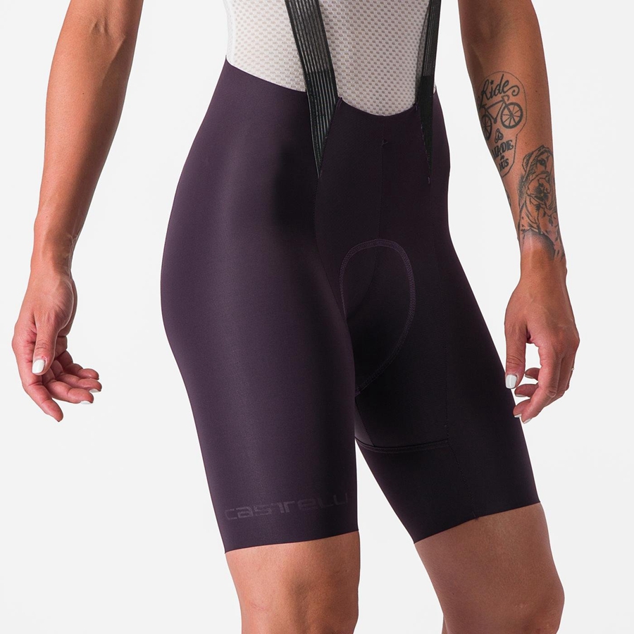 Shorts Com Babador Castelli FREE AERO RC W Feminino Pretas | 316520NGS