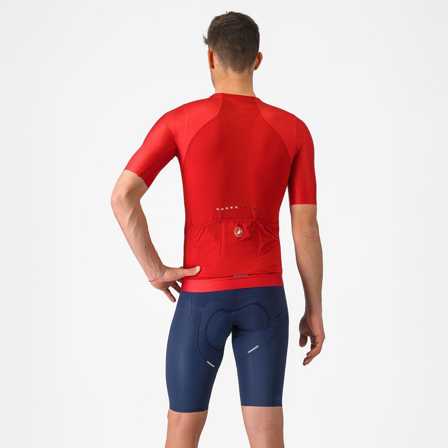 Shorts Com Babador Castelli FREE AERO RC Masculino Azuis | 019542KUE