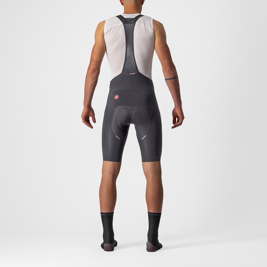 Shorts Com Babador Castelli FREE AERO RC Masculino Cinzentas Escuro | 374896LDP
