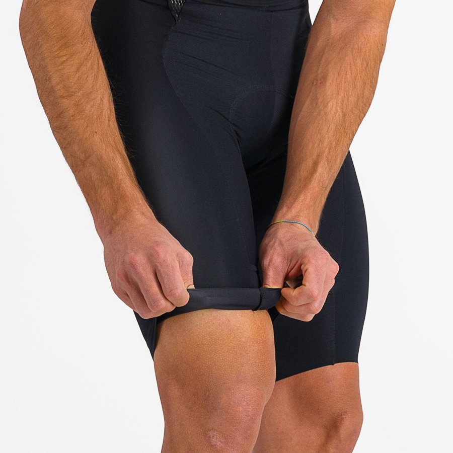 Shorts Com Babador Castelli FREE AERO RC Masculino Pretas | 542387BID