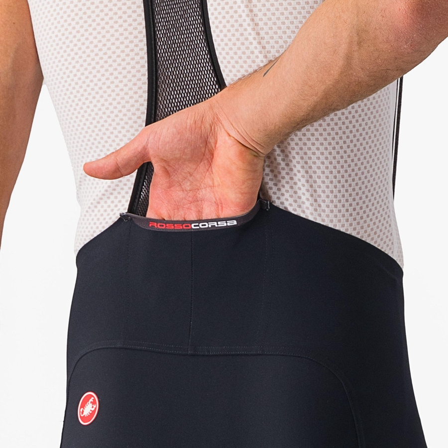 Shorts Com Babador Castelli FREE AERO RC Masculino Pretas | 542387BID