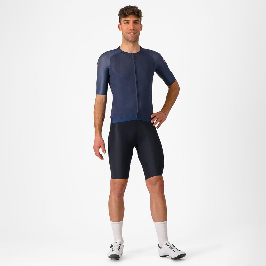 Shorts Com Babador Castelli FREE AERO RC Masculino Pretas | 542387BID