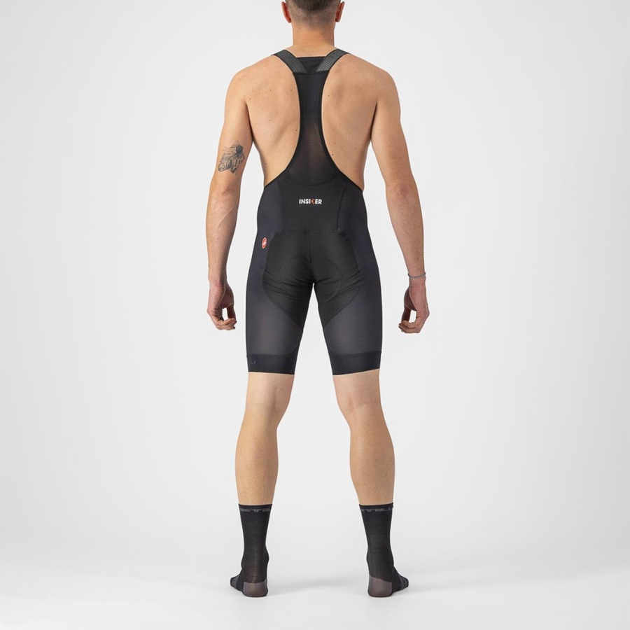 Shorts Com Babador Castelli INSIDER 2 Masculino Pretas | 584726NBL