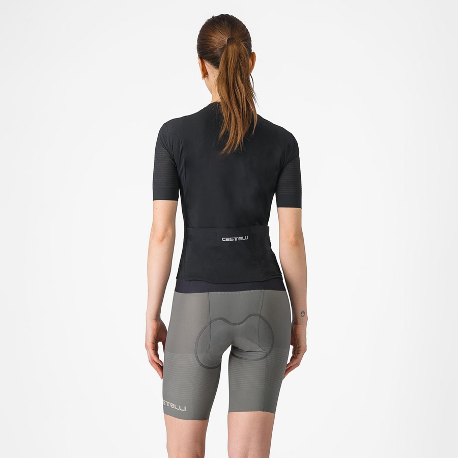 Shorts Com Babador Castelli PREMIO W Feminino Cinzentas | 456987NQR